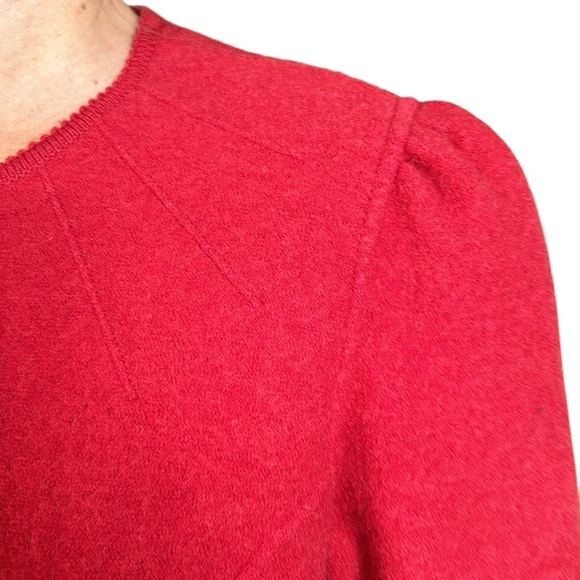 Vintage Geiger of Austria Tyrolean Wool Blazer Cardigan Red L - Picture 6 of 15